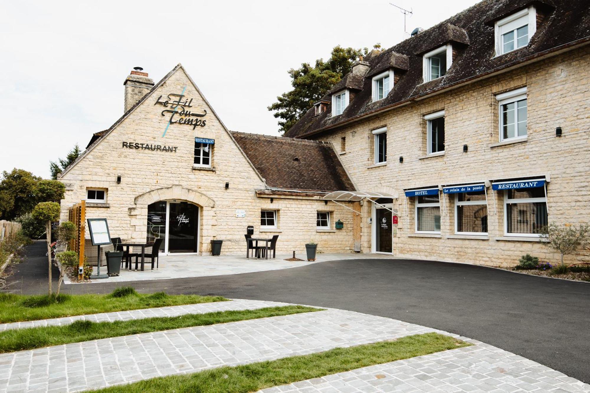 Logis Hotel Le Relais De La Poste Restaurant Le Fil Du Temps Thury-Harcourt-le-Hom Bagian luar foto